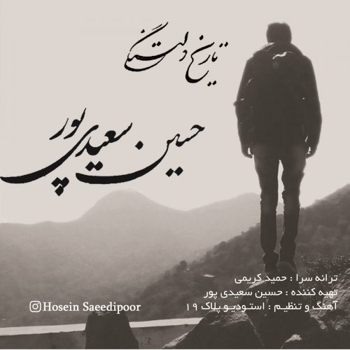 دانلود آهنگ جدید حسین سعیدی پور  تاریخ دلتنگی